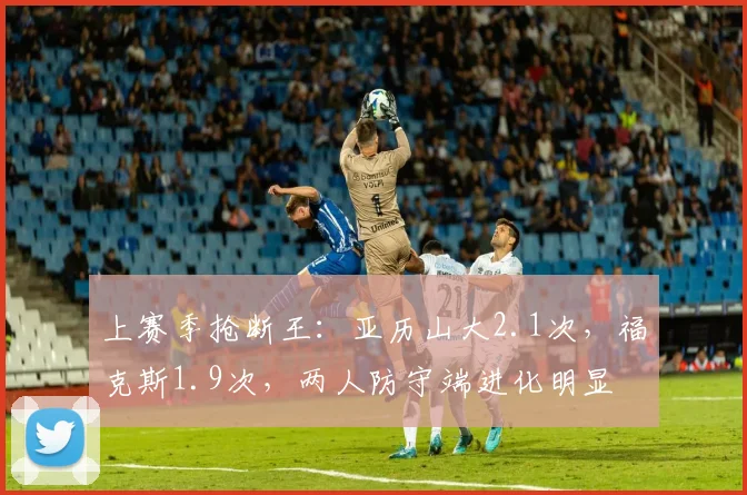 上赛季抢断王：亚历山大2.1次，福克斯1.9次，两人防守端进化明显